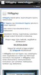 Mobile Screenshot of hofuggony.com